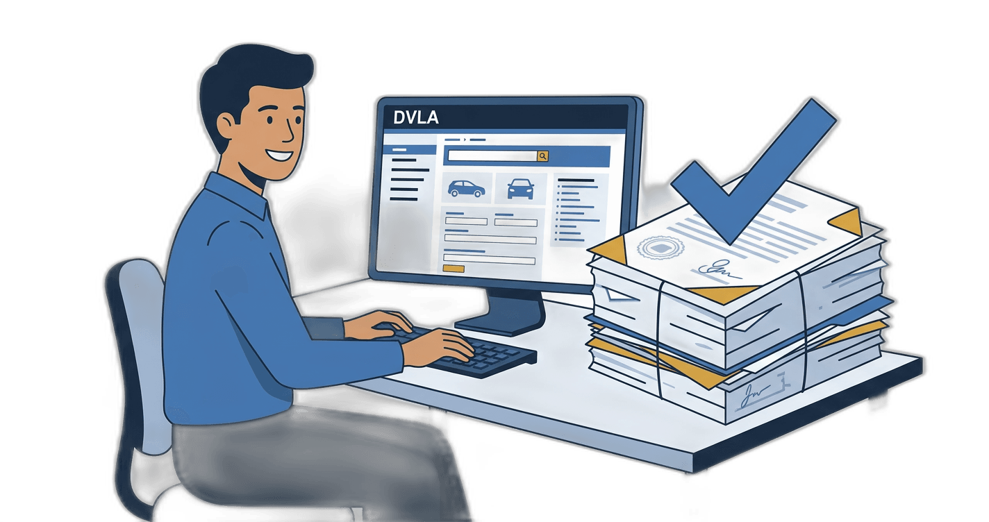 DVLA Notification illustration